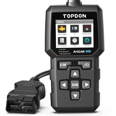 TOPDON AL400 OBD2 Scanner, Full OBDII Code Reader, Check Engine Light 