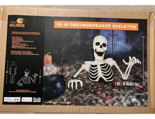 Groundbreaker Skeleton 35 Inch Halloween Decoration Brand New Sealed In Box