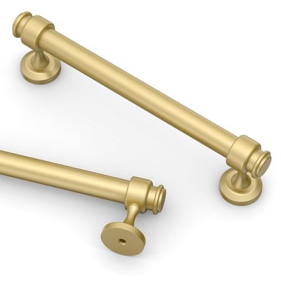 10 Pack 5 Inch(128mm) Brushed Gold Kitchen Cabinet Handles, Cabinet Pulls Kit...