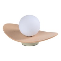 Osram Decor Pearl Tischleuchte G9 Beige Filz Glas Metall