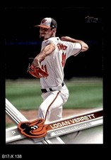 2017 Topps Update #138 Logan Verrett Orioles 8 - NM/MT