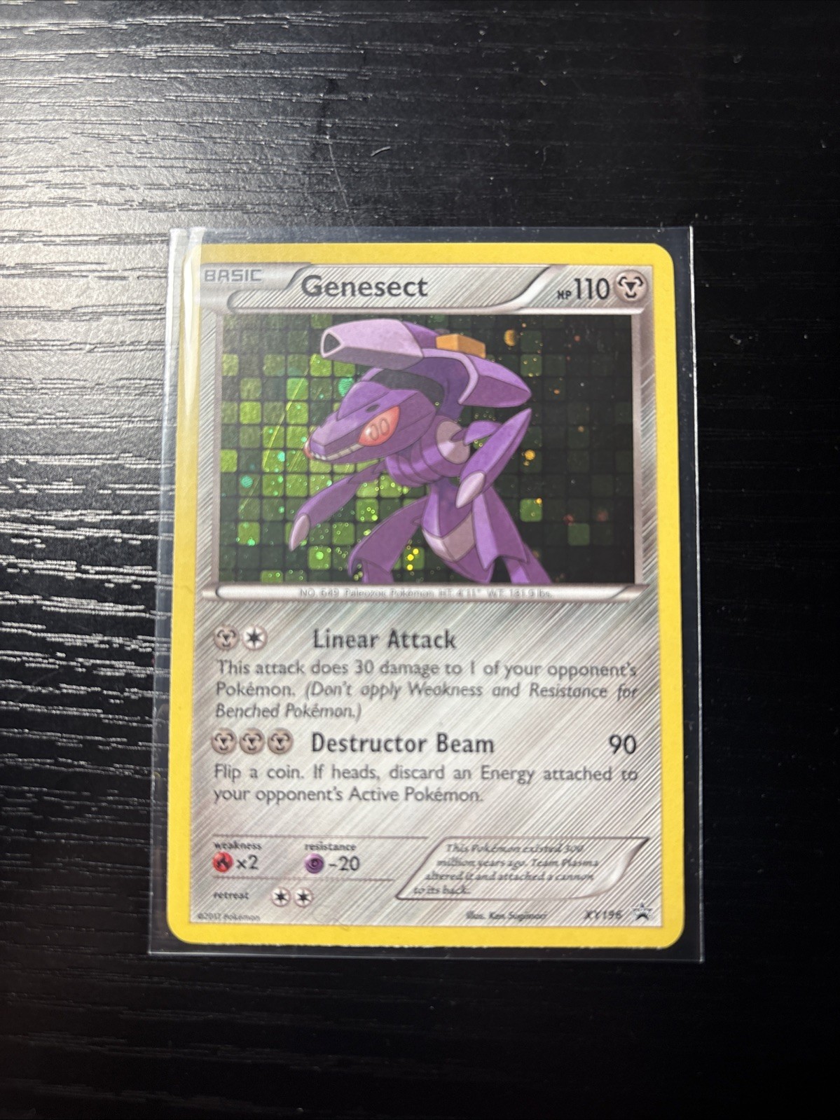 Pokemon TCG XY Genesect XY196 Cosmos Holo Black Star Promo LP