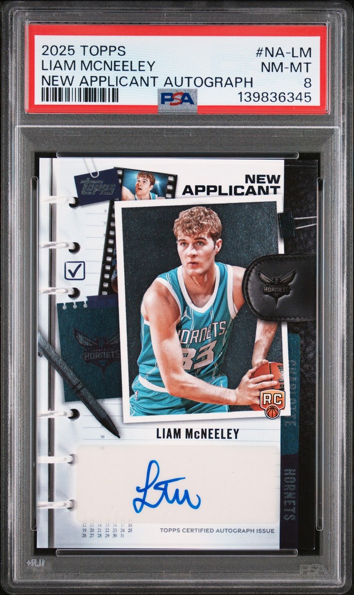 2025-26 Topps - New Applicants Autographs Liam McNeeley #NA-LM (AU