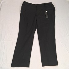 Nine West Jeans Dress Pants Women 20W Black Plus Size Stretch Trousers New