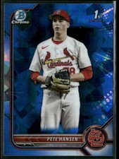 2022 Bowman Draft Sapphire Edition #BDC-176 Pete Hansen