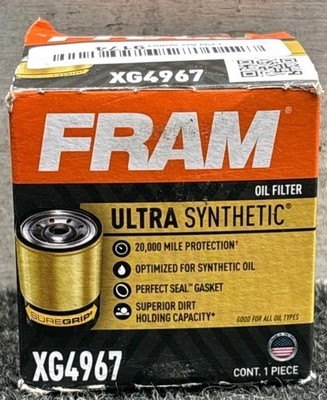 FRAM Ultra XG4967 Engine Oil Filter for CF413 BF413 B53170 AF63 A478C