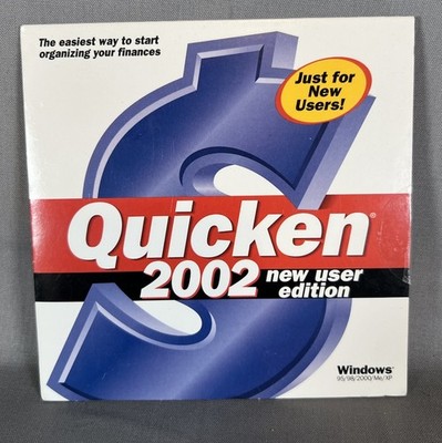 Quicken 2002 New User Edition Software CD