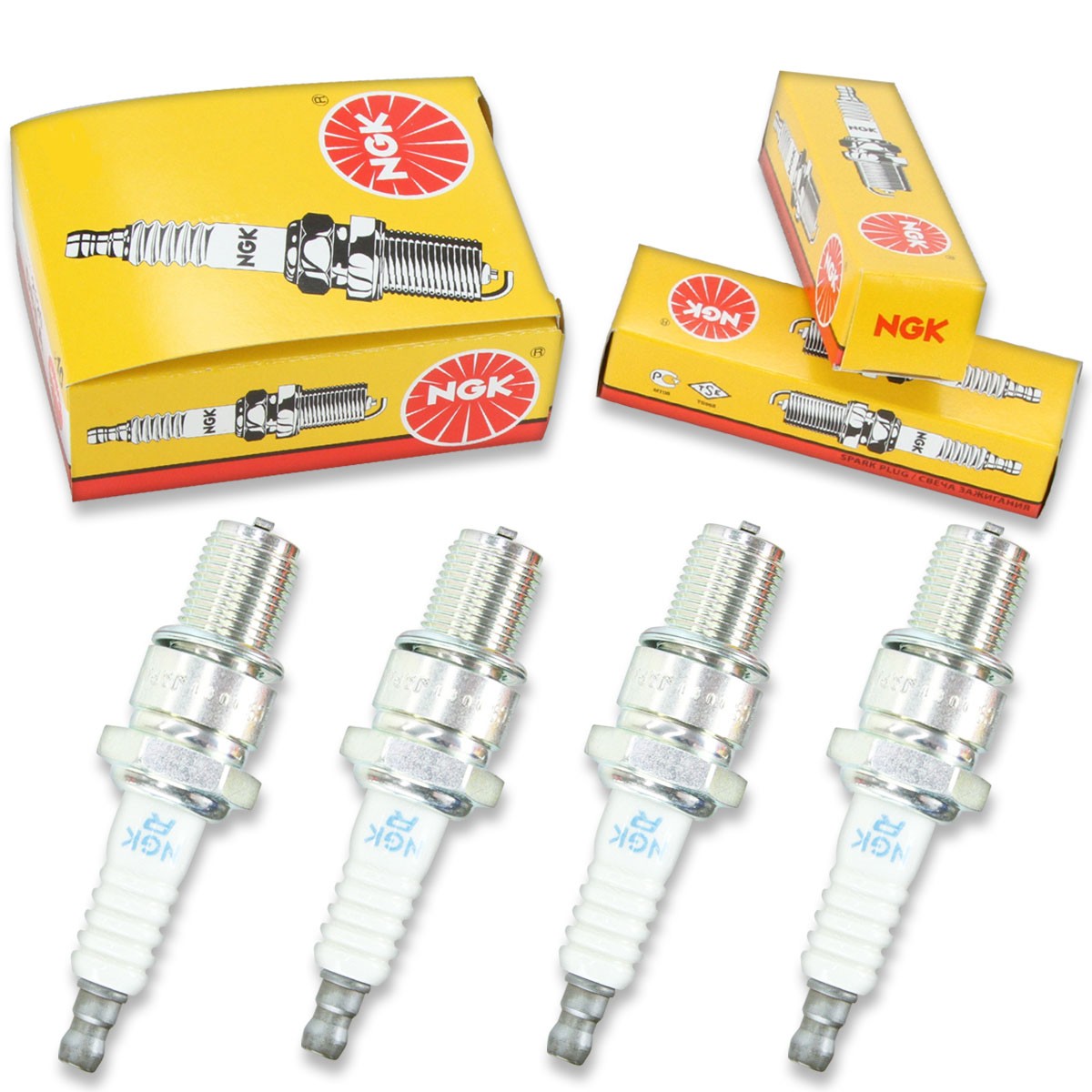 4pcs 2008 Ski-Doo GSX 600 Limited NGK Standard Spark Plugs 594cc 36ci HO SDI ei