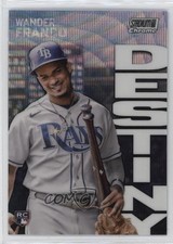 2022 Stadium Club Chrome Dynasty and Destiny Wave Refractor Wander Franco 8d2