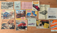 Vintage Hornby Dublo Märklin Tri-ang Bassett Lowke Kataloge Führer 50er 60er