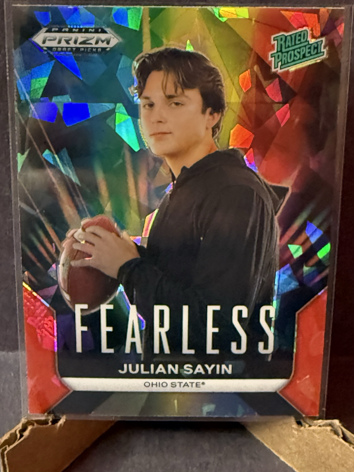2024 Panini Prizm Draft Picks - Fearless #F-JS Julian Sayin (RC)