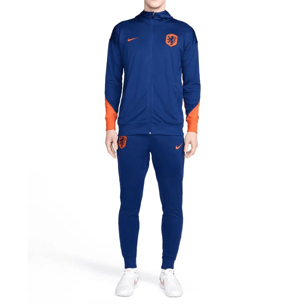 Nike Herren Trainingsanzug Niederlande Blau Hoodie Hose S M L XL Fußball
