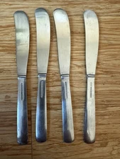 4 Gense Sweden Stainless Facette Butter Knives/Spreaders MCM