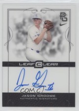 2015 Leaf Ultimate Draft Perfect Game Clear Jay Groome Jason #BA-JG1 Auto gn7