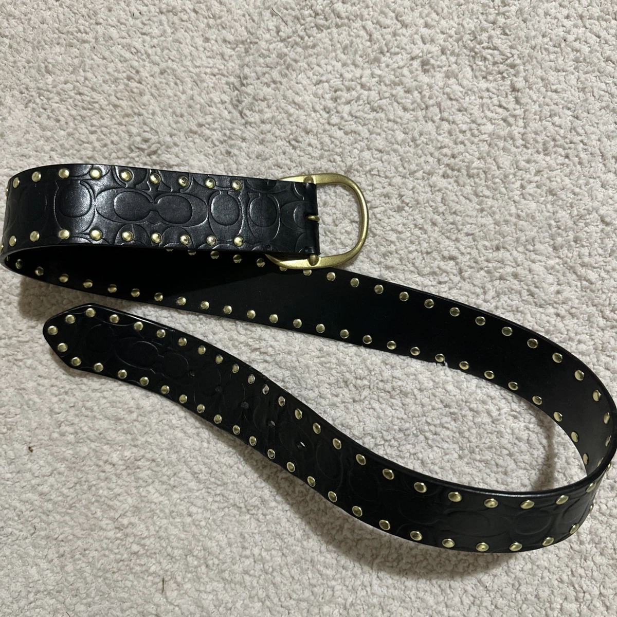Coach Leather Wide Belts for Women for sale | eBay display picture 1