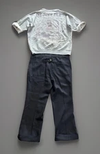 60s/70s Wrangler BACK BUCKLE Work Style Pants.34”/striaght Fit.talon