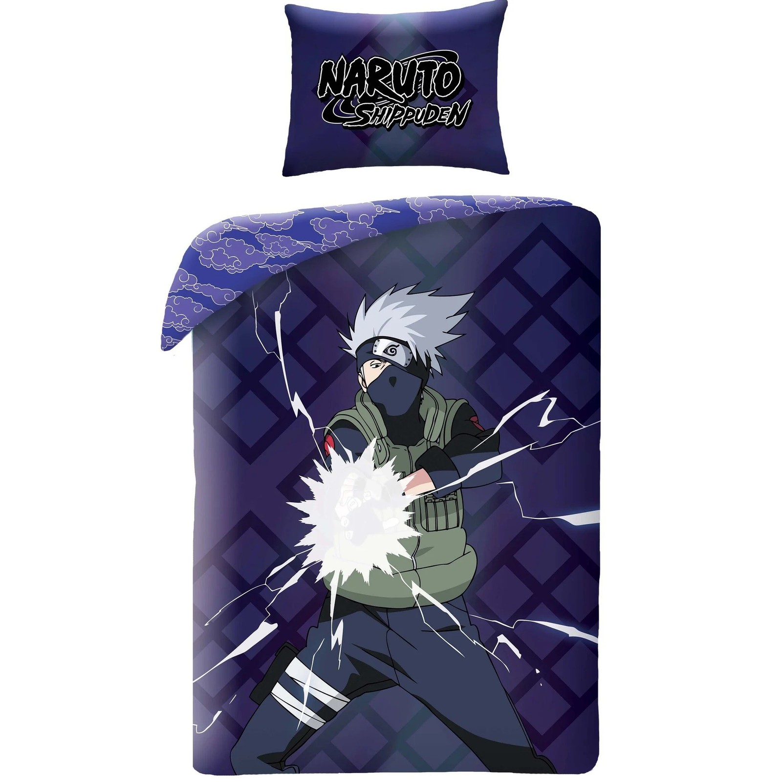 Комплект Наруто Bett Kakashi Hatake Оригинал Bettbezug 140x200 см Полиэстер