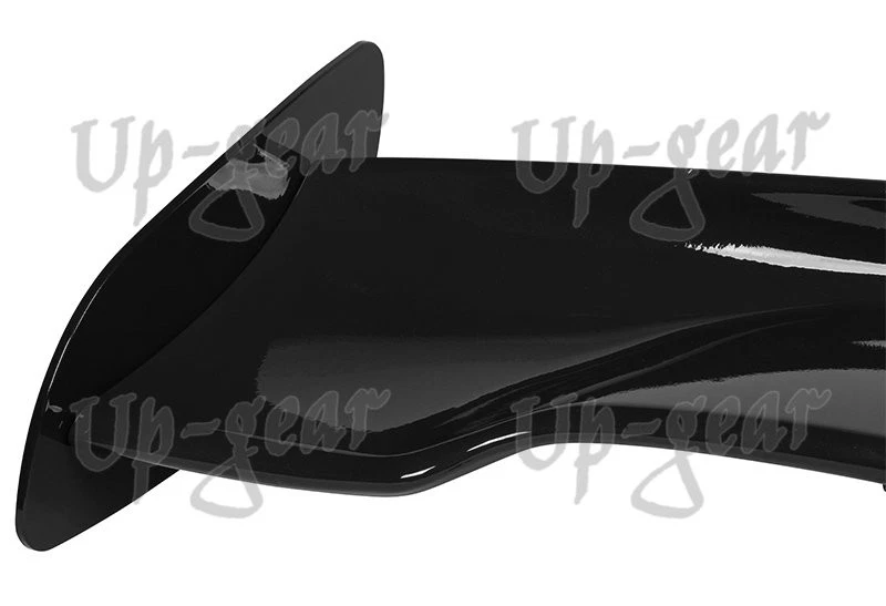 TIPO-3 Universal 57" Pintado Negro ABS GT Estilo Baúl Alerón Ala Aluminio Pata Foto 3 de 4