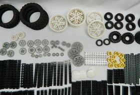 Lego Mindstorms Sets #9797 & #9719 Parts & Pieces PLUS DACTA storage bin w/trays