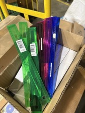 144 Pcs 12 Inch Plastic Ruler Assorted Colors Ruler with Centimeters Millimeter