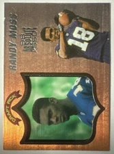Randy Moss 1998 Absolute SSD Draft Pick HOF Rookie Card # (6168)