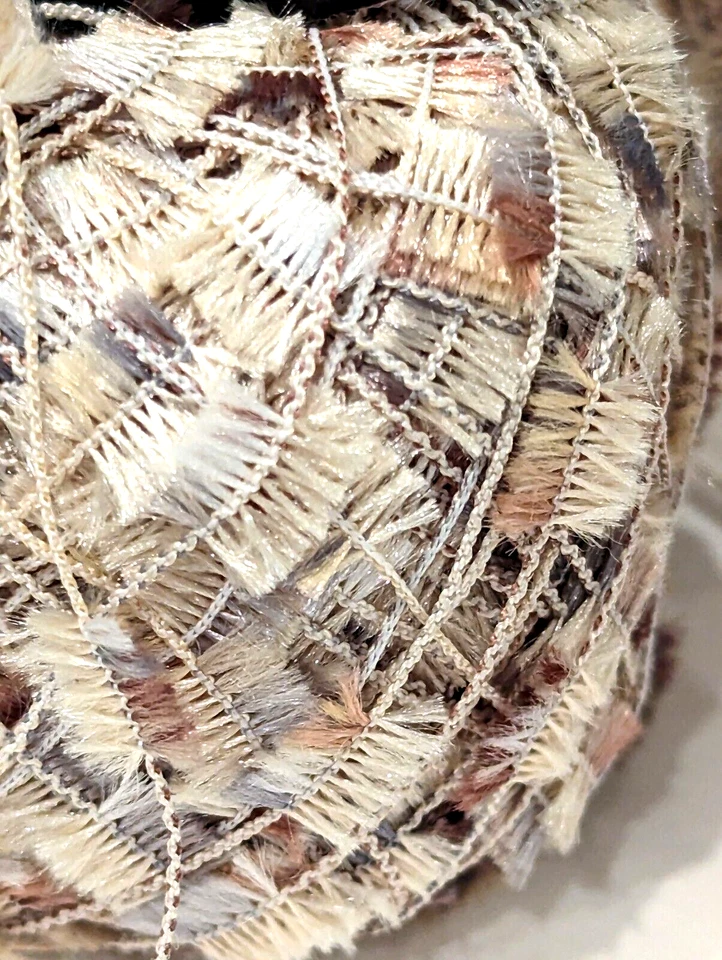 10 Lacey Balls Factory Packed FLORA Lace TrendSetter Yarns ITALY Earth Multi - Image 4 of 4