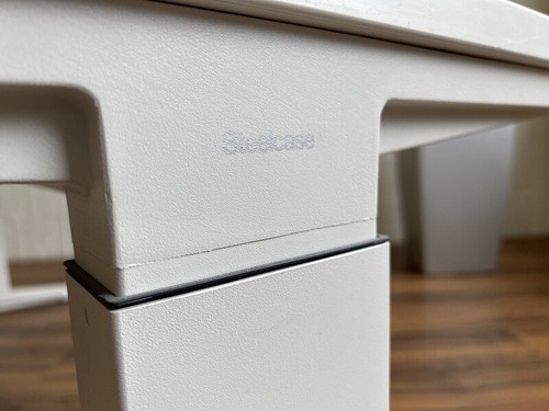 Steelcase Activa Schreibtisch 180x80 4 Kabeldurchführungen weiß - Bild 2 von 7