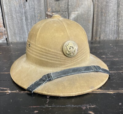 Original Early Vintage WWII / Korean War Era US Military Pith
