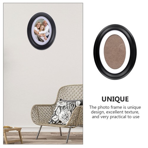 Set of 5 Oval Photo Frame Wall Vintage Decorative Picture Frames Office - Picture 2 of 12
