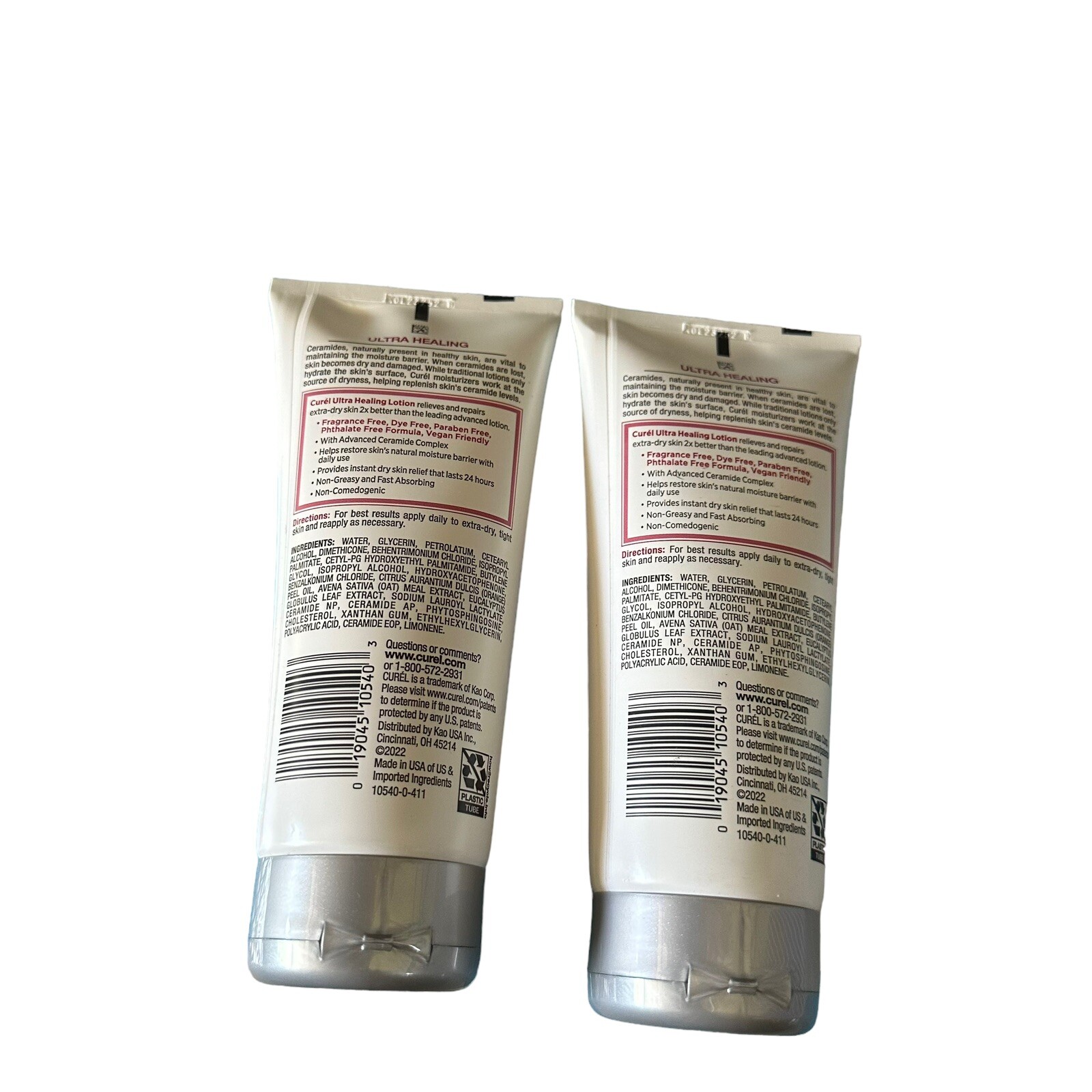 2 Pack Curel Ultra Healing Intensive Body Lotion For Extra-Dry Tight Skin, 6 Oz