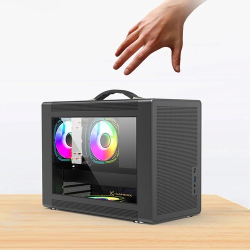 P60 M-ATX Portable Computer Case Motherboard ATX/SFX Power Supply Support U3 New - Afbeelding 6 van 24