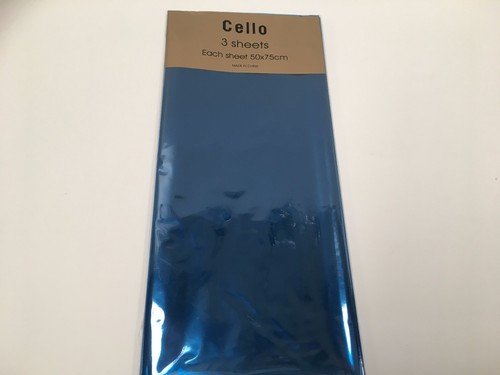 Cello Sheets 3 Pack Gift Wrapping Cellophane 50cmx75cm Gifts Crafts Parties New - Picture 10 of 11