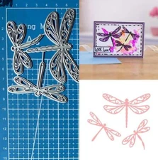 Metal Cutting Dies Scrapbooking Dragonfly Embossing Stencil Paper Card Crafts 