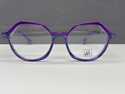 JF Rey Brille Damen Rund Lila Eckig  JF1519 Vollrand  Panto NP:330 