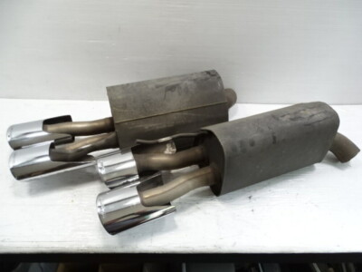 Mercedes-Benz S55 Cl55 AMG 03-06 Rear Back Exhaust Muffler Chrome 