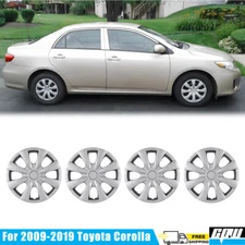 15" Hubcap Wheel Covers Fits 2009-2019 Toyota Corolla 15'' Lacquer Hub Cabs