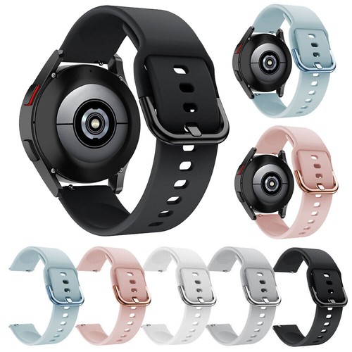 Für Samsung Galaxy Watch FE 7 6 5 4 3 Classic Armband 20mm Silikon Strap Band - Bild 2 von 29