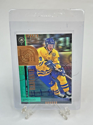 1998-99 Upper Deck Spx Top Prospects RADIANCE Henrik Sedin Rookie Auto 070/100