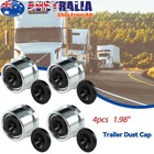 <!--F#f_0-->4x Trailer Wheel Hub Pair Grease Cap Bearing Dust Cover 50mm Caravan Rubber Plug<!--F/-->