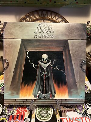 Axe ~Nemesis ~ 1983 Vinyl Lp (ATCO 90099-1) First Press (Dj s Copy) Tested