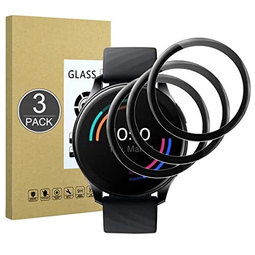 E-Hamii Pellicola Protettiva Compatibile con Oneplus Watch, [3 Pezzi] [3D (N2P)