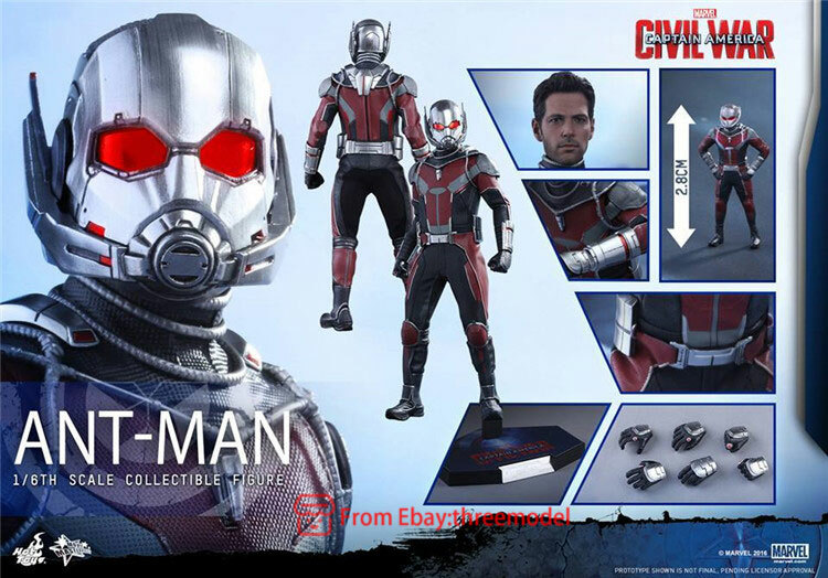 Hot Toys HT 1/6 MMS362 Captain America: Civil War Antman Ant-Man