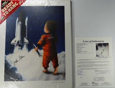 SIGNED JOHN GLENN AUTOGRAPHED 16X20 HUGE PHOTO PLAQUE CERTIFIED JSA LOA BB47634