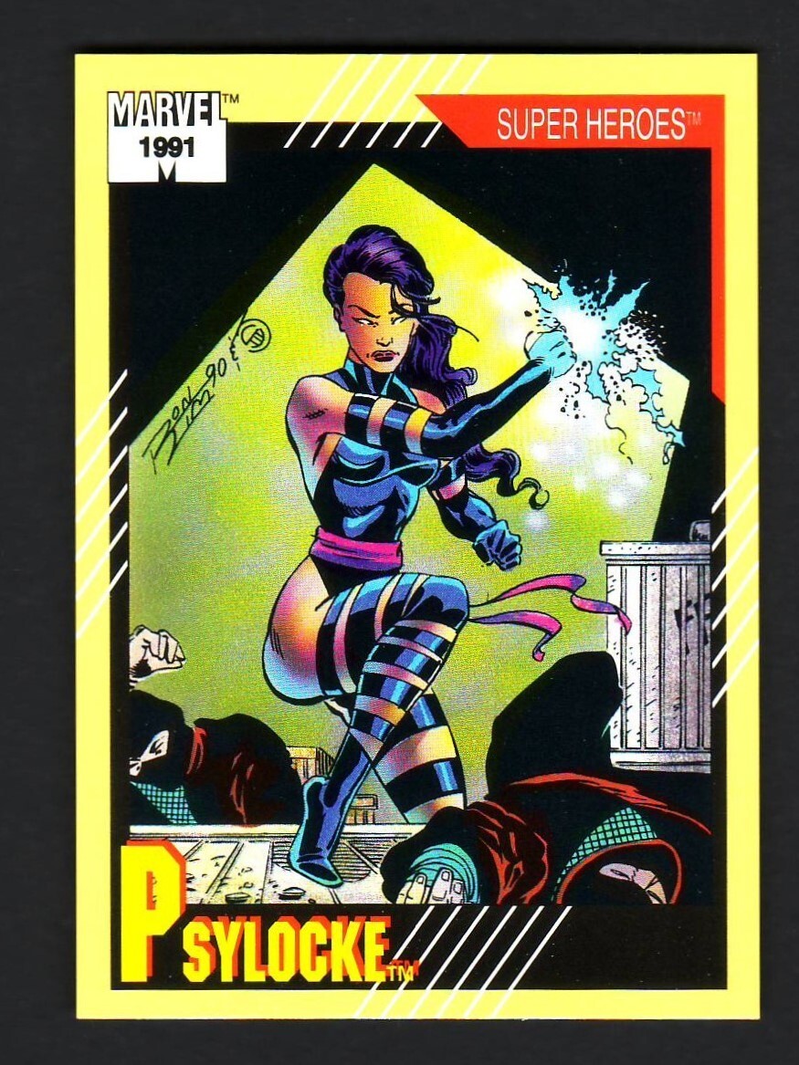 1991 MARVEL UNIVERSE BASE CARD 18 PSYLOCKE | eBay