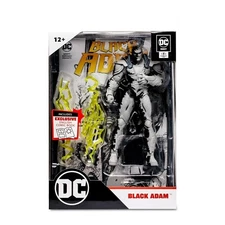 BLACK ADAM  ( 7" ) DC DIRECT ( VARIANT ) McFARLANE ACTION FIGURE WITH COMIC BOOK