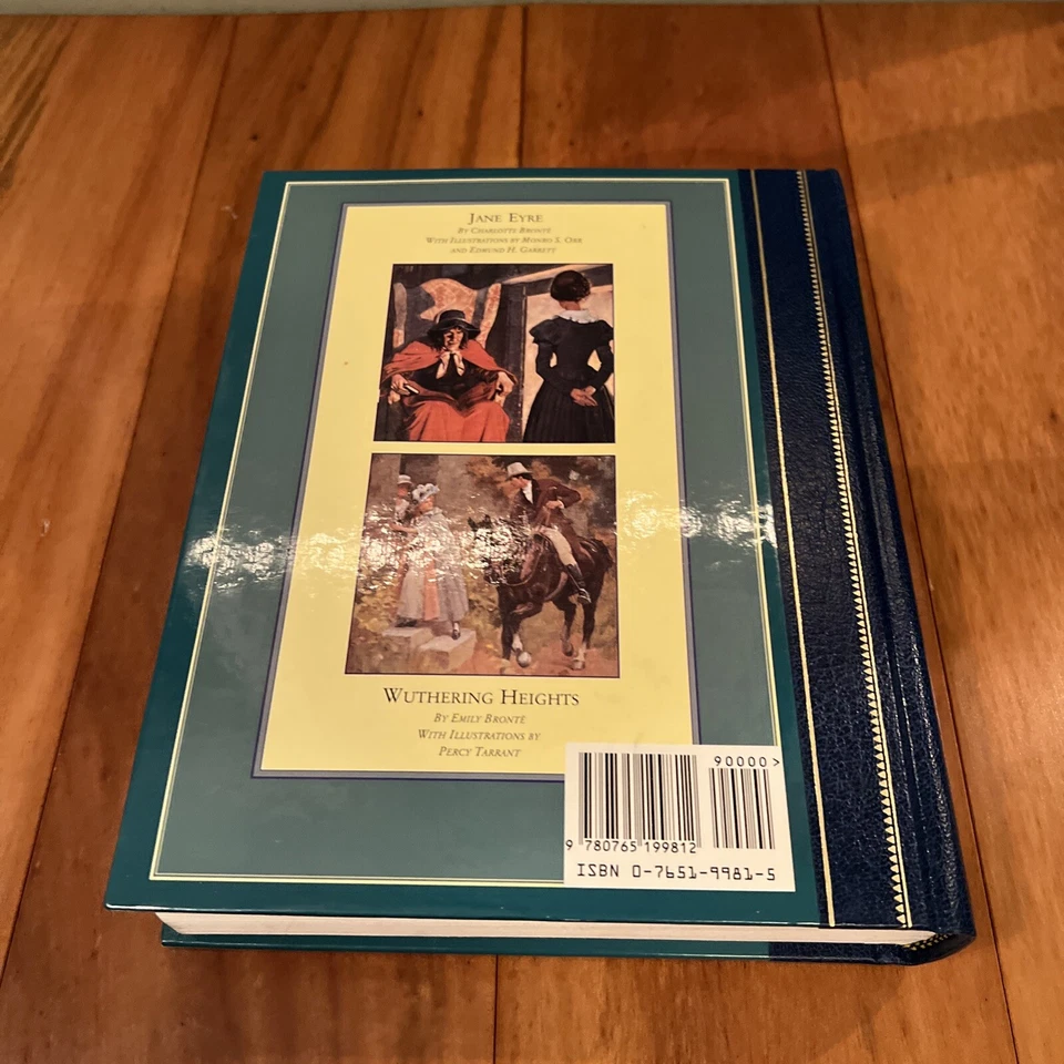 Charlotte & Emily Bronte *JANE EYRE & WUTHERING HEIGHTS* Classic UK Hardcover Foto 4 de 4