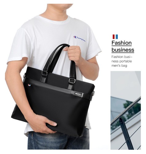 New Men Briefcase Waterproof Single Shoulder Handbag Business Bag - Picture 10 of 26