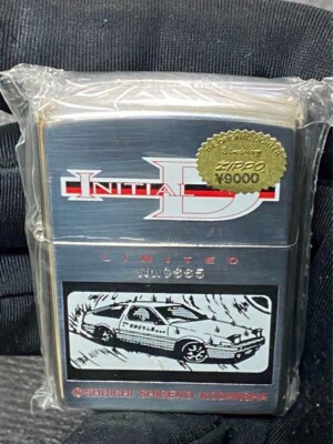 zippo 頭文字D TUNED 86 4A-G 1998年 zippo initial D 3-sided machined TUNED 86 4A-G 1998 Rare | eBay