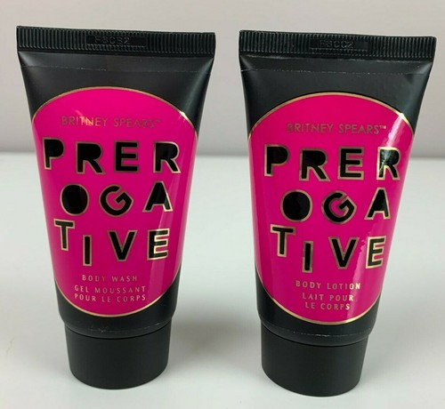 Britney Spears Prerogative Body Wash & Lotion 1.7 fl oz Travel Size Gift Set NEW