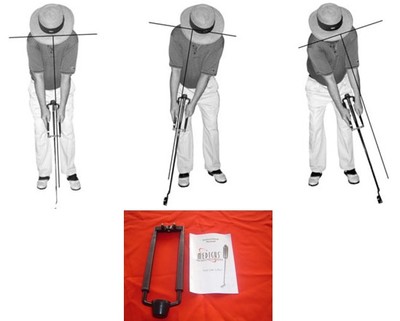 NEW Medicus GOLF Training Aid--Dual-handle Putter trainer---Swing Path Trainer 